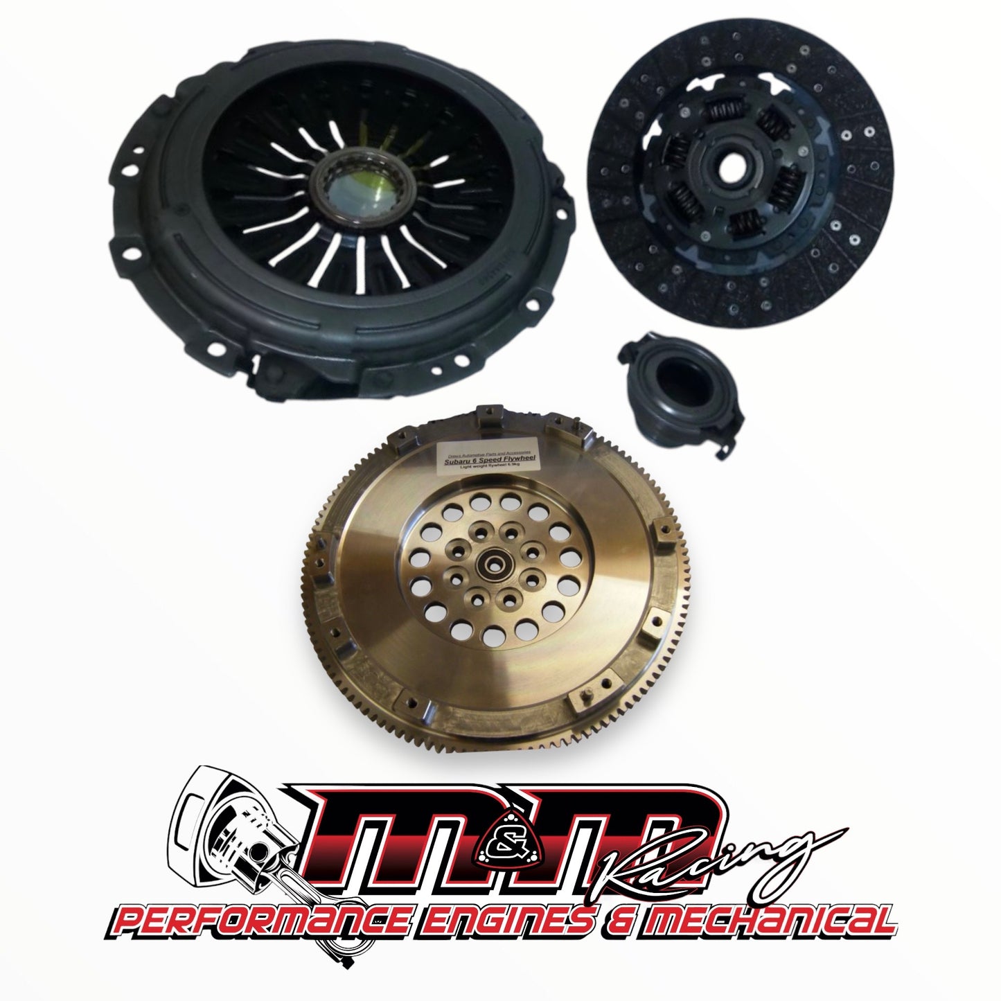 Subaru Impreza STI 6 Speed 06/2005-06/2007 Organic Clutch Kit with Flywheel