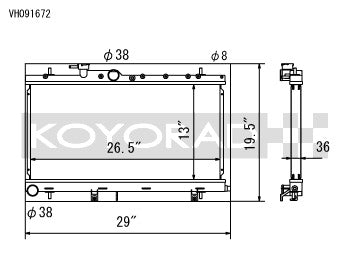 Subaru Impreza WRX, GDA, GG9, GDB, GDF, GGA, GGG, GRF, 00/14, 36mm